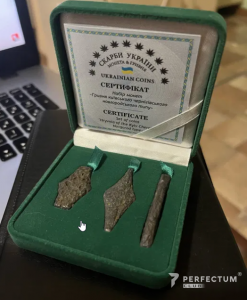 Подарочный набор 2020 гривны киевского, черниговского, новгородского типа серебро 2020